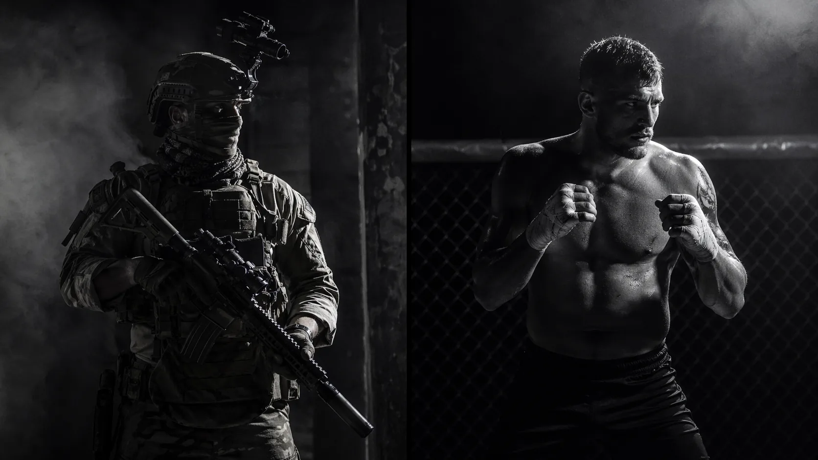 Operator jednostki specjalnej i zawodnik MMA