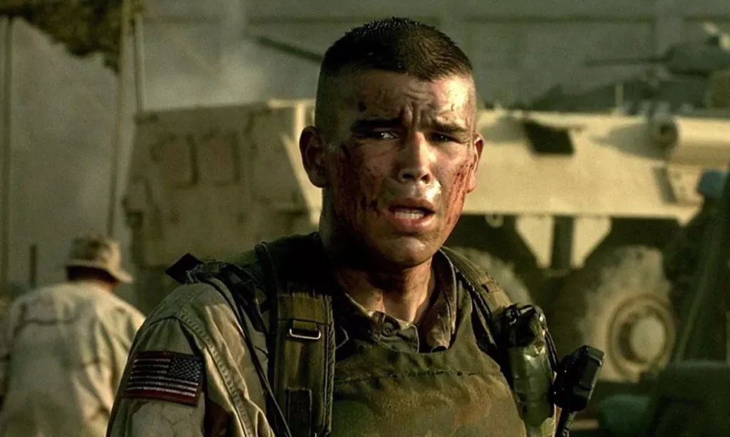 scena z filmu black hawk down