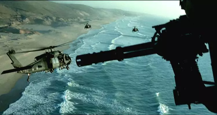 scena z filmu black hawk down