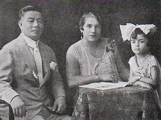 Mitsuyo Maeda z rodziną