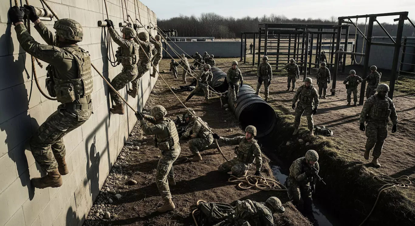 komandosi - test sprawnościowy