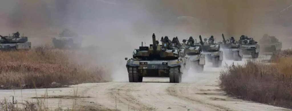 czołgi k2 black panther koreańskiej armii