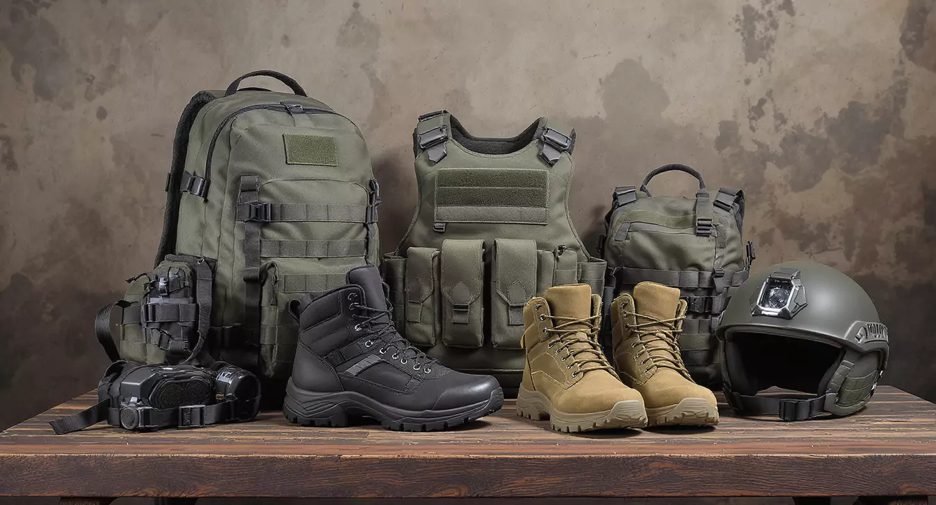 sprzęt taktyczny z cordury