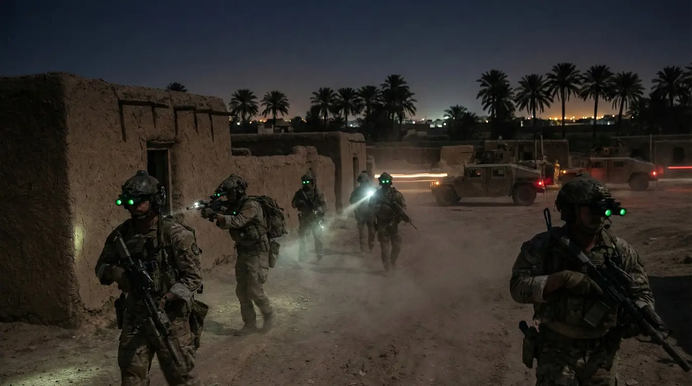 żołnierze podczas operacji red dawn - wizualizacja