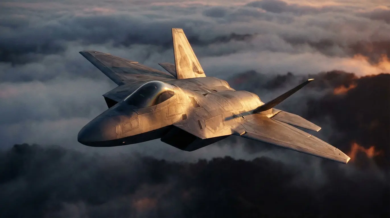 samolot z technologią stealth
