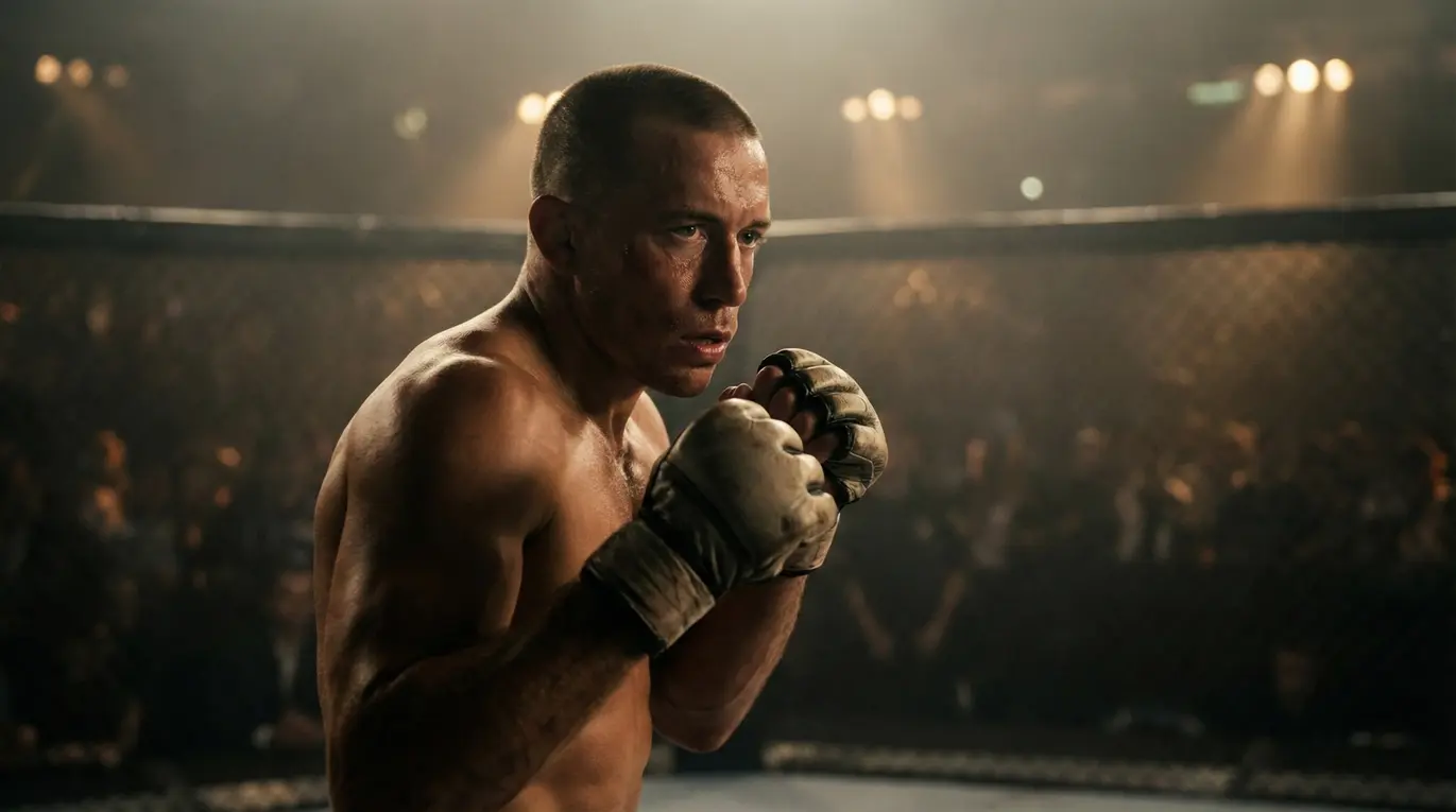 Georges St-Pierre w oktagonie