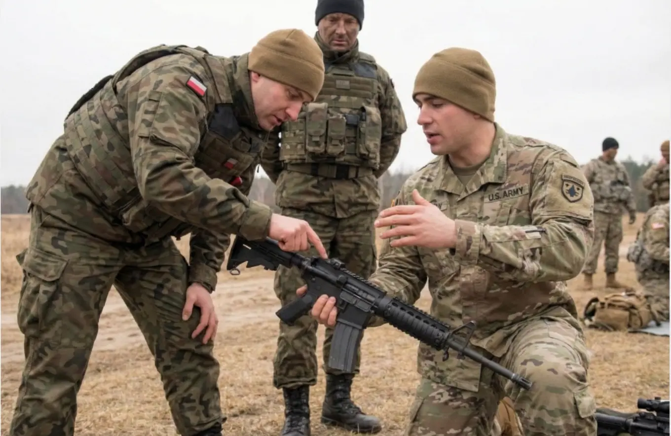 żołnierze amerykańscy w polsce