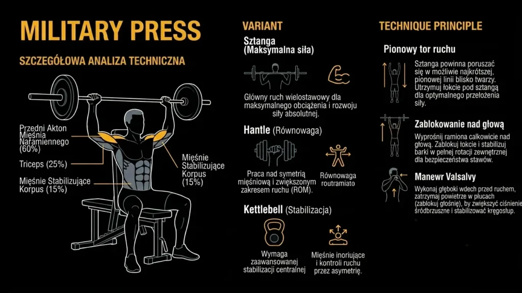 wyciskanie żołnierskie infografika