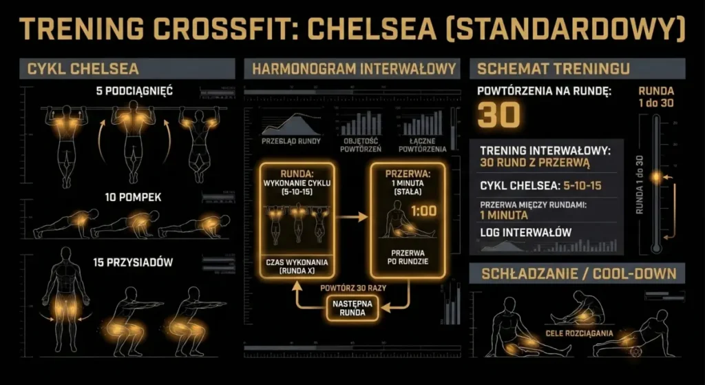 trening chelsea crossfit - infografika
