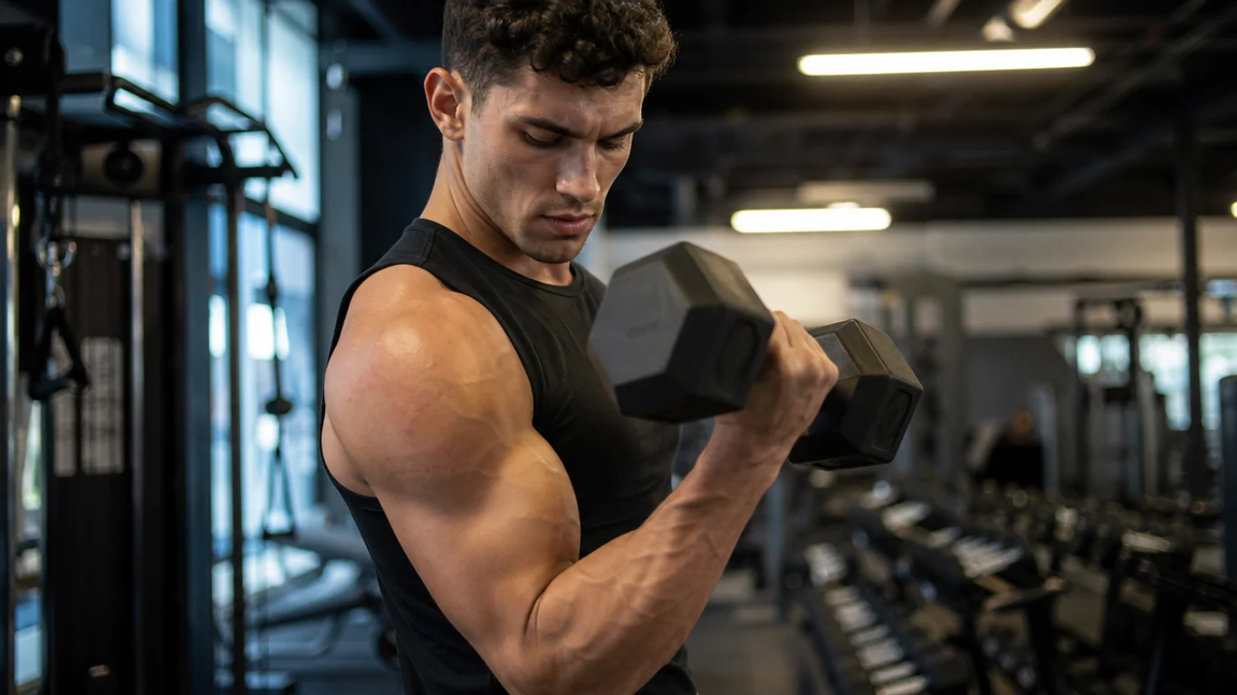 Trening antagonistyczny – superserie łączące przeciwstawne grupy mięśniowe, na przykład biceps i triceps, dla oszczędności czasu.